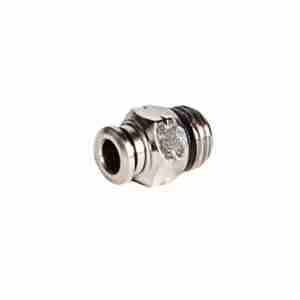 side view of 1/4" x 1/4" MNPT Male Connector