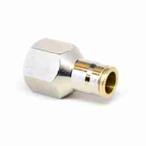 side view of 3/8" Tube x 3/8" FNPT Slip Lok Female Adapter