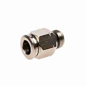 side view of 3/8" x 1/4" MNPT Slip Lok Male Connector