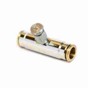 top view of 1/2" Slip Lok Nozzle Union 10/24 Thread