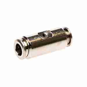 side view of 1/4" Slip Lok Nozzle Union 10/24 Thread