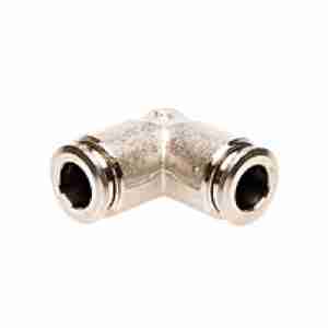 Front view of 1/4" Slip Lok Elbow
