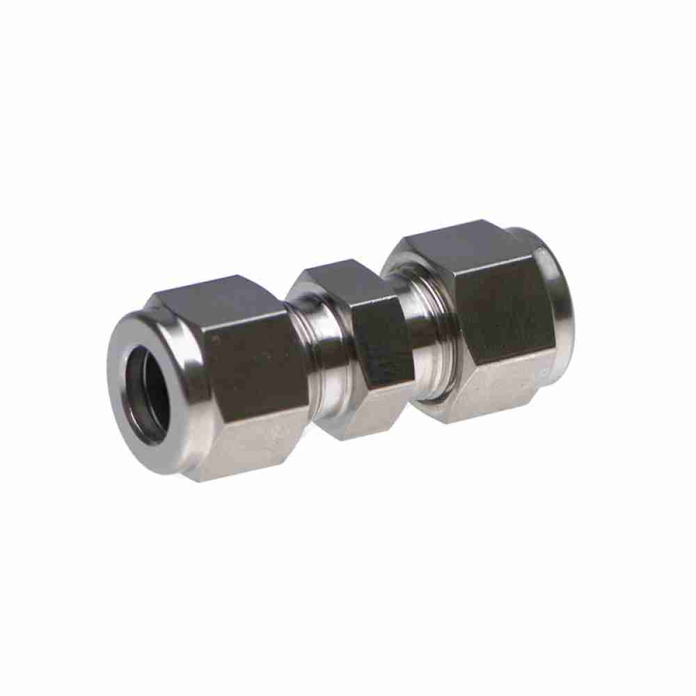 side view of stainless steel S.S. Union 1/2"