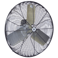 30" Hazardous Location Circulation fan with black coated steel guard