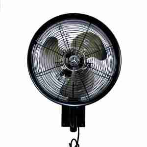14" Wall Mounted Cabana Series Misting Fan - Black
