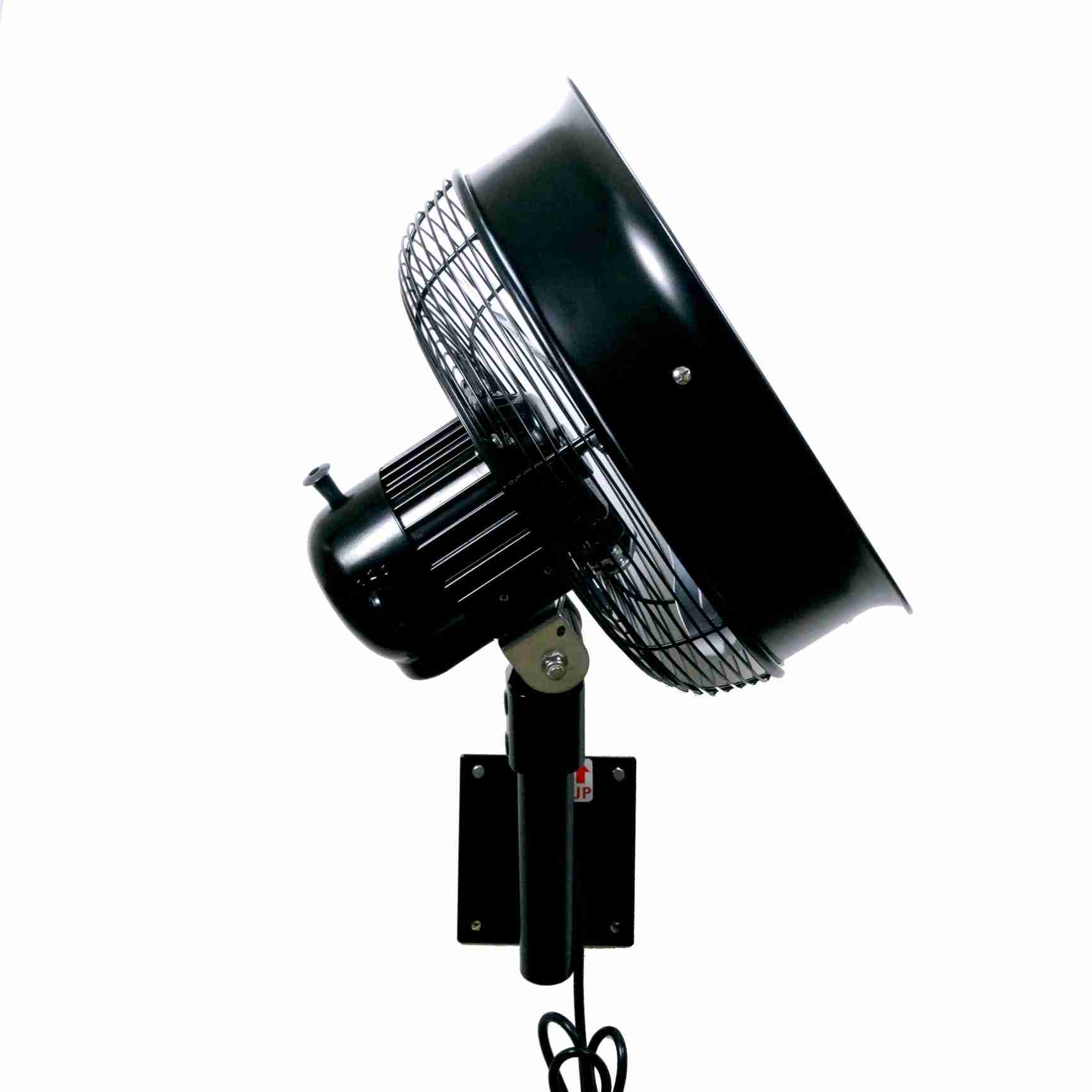 14" Wall Mounted Cabana Series Misting Fan - Black - Image 3