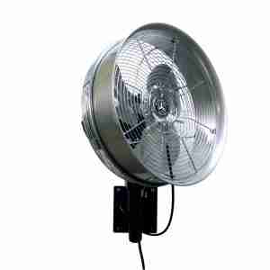 14" Wall Mounted Cabana Series Misting Fan - Stainless