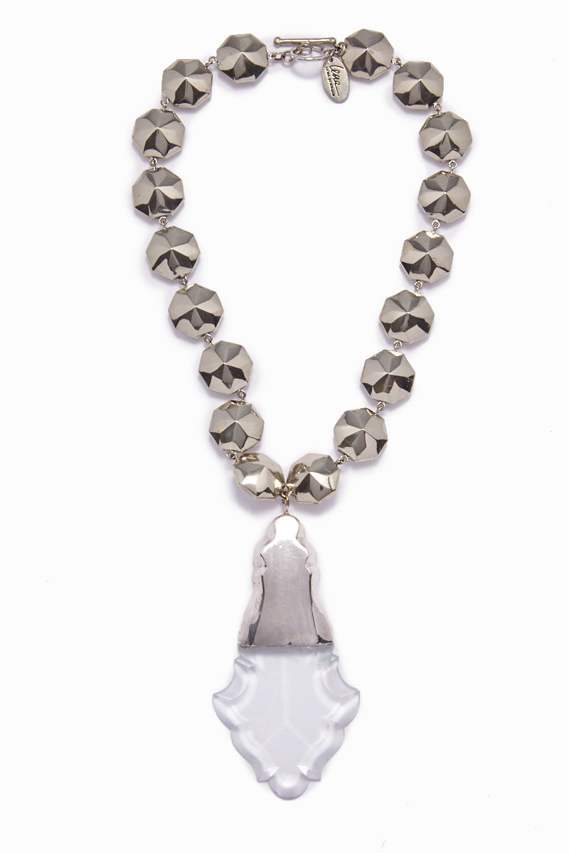 silver bauble necklace