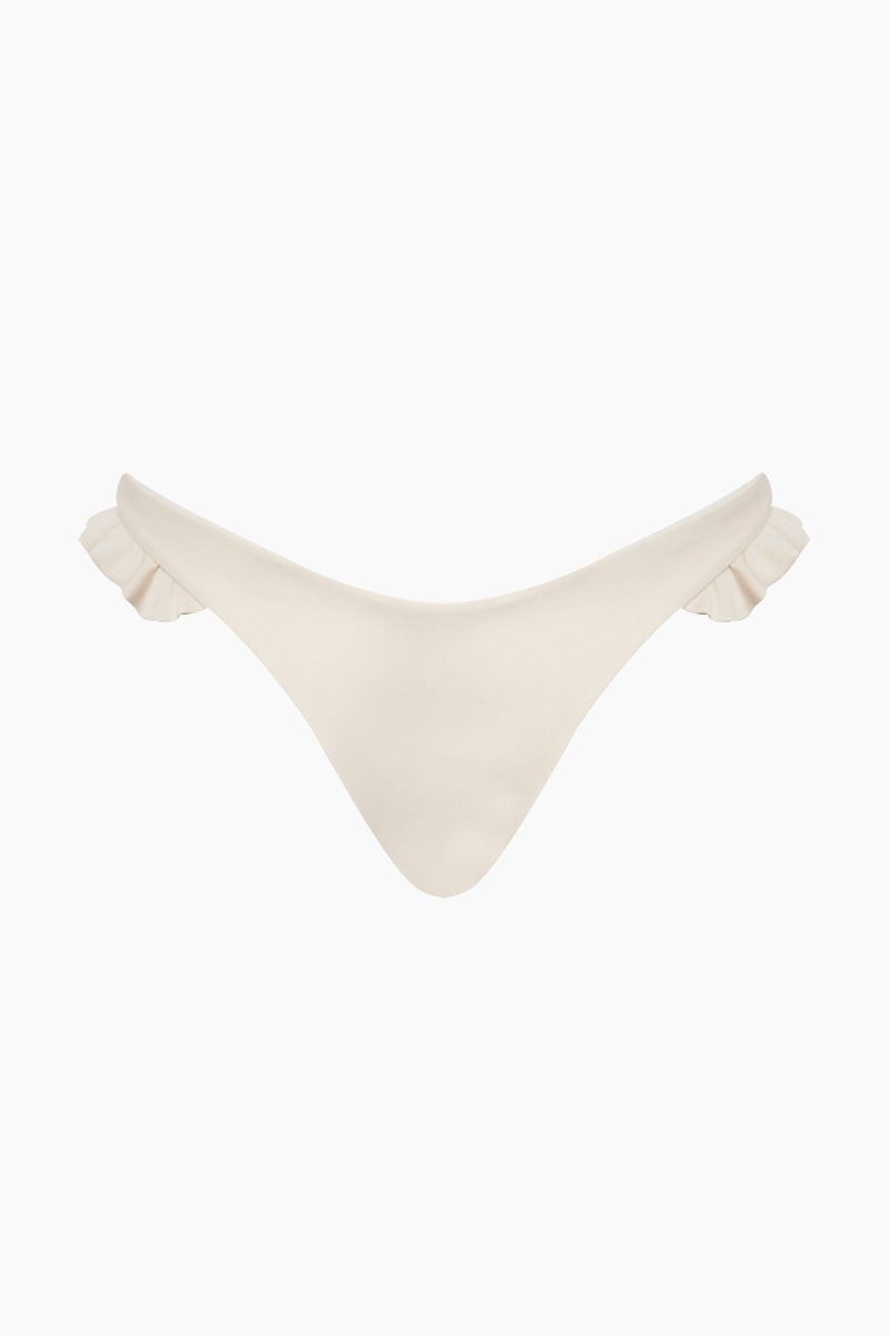 white ruffle bikini bottoms