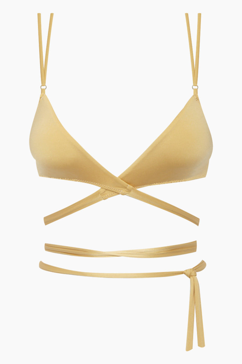 gold bikini set