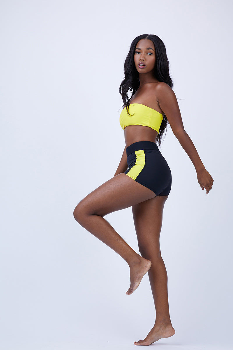 high waisted shorts bikini