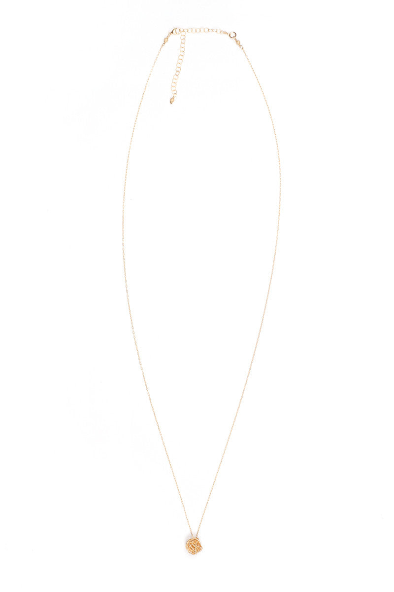 MAILEE Love Knot Necklace | BIKINI.COM