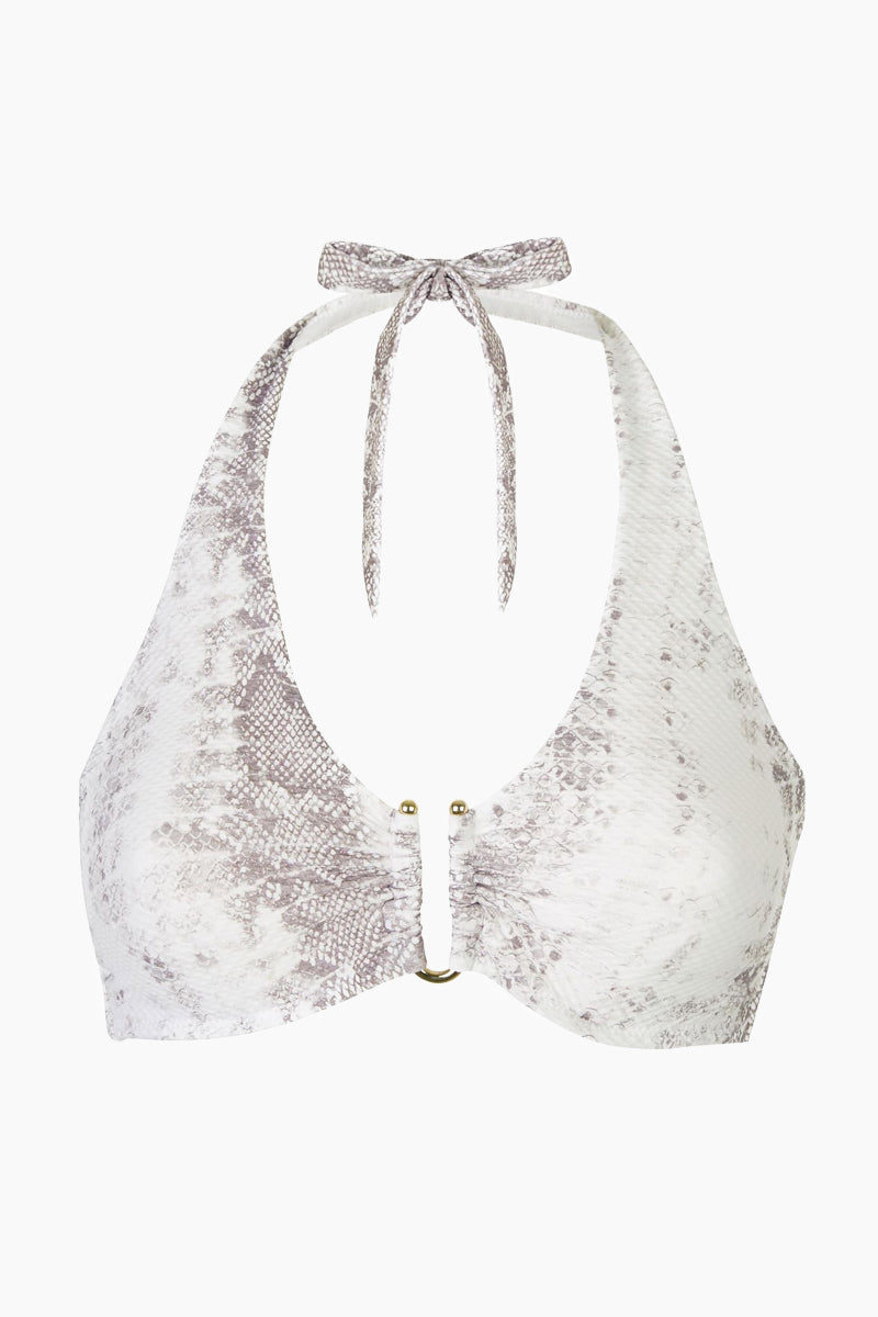grey snakeskin bikini