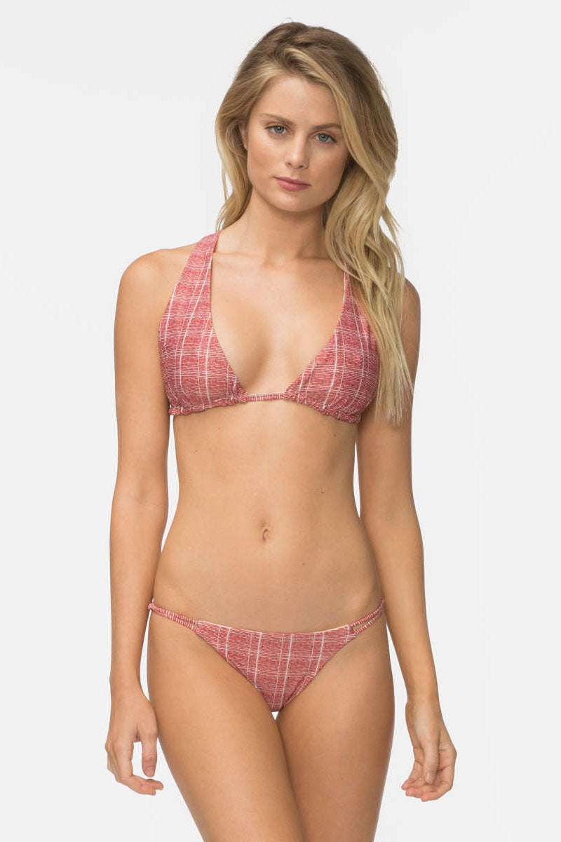 rust red bikini