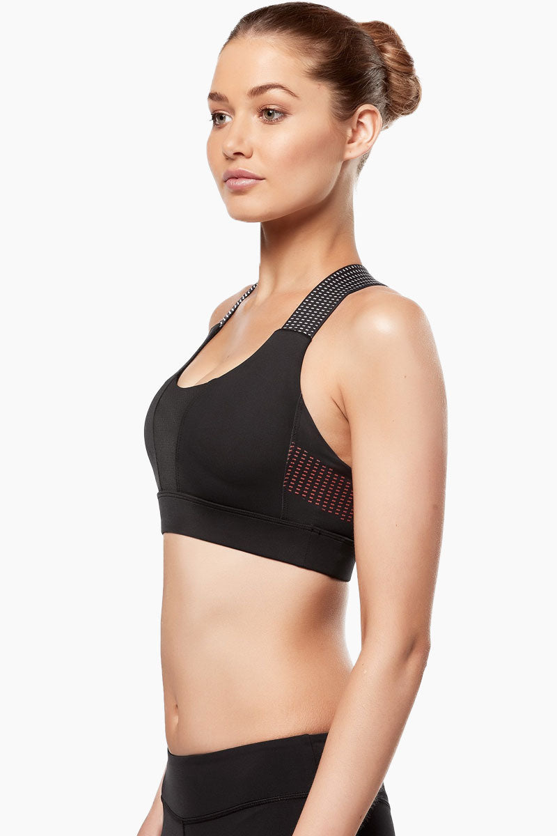 wide back sports bra