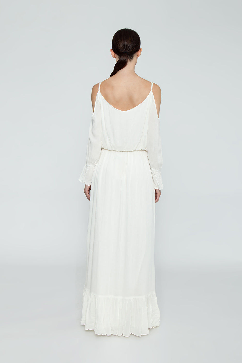 off white maxi dress for wedding