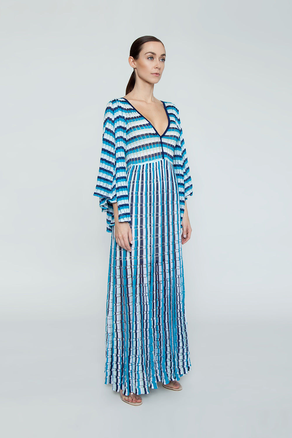 Meerk Saint Jean Flowy Maxi Dress 