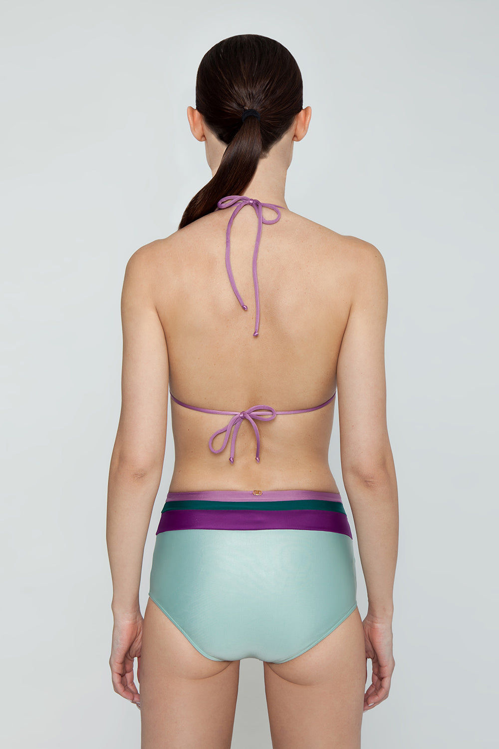 mint color bikini