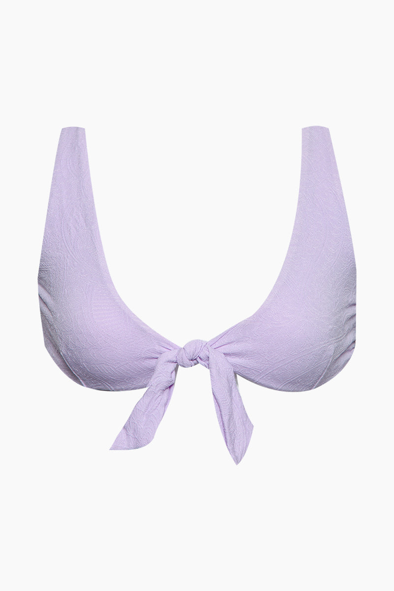 purple swim top