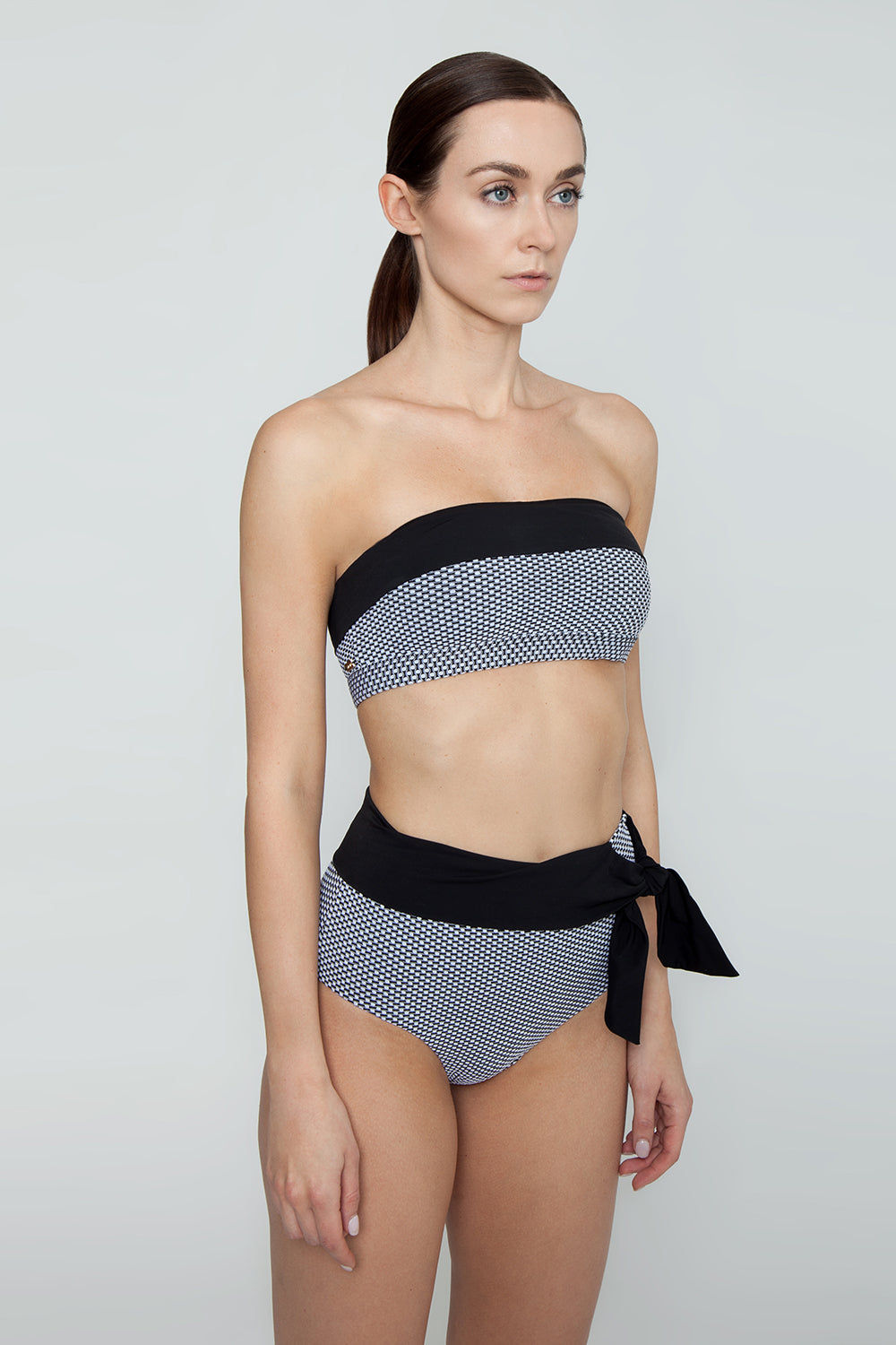 straight neck bikini tops