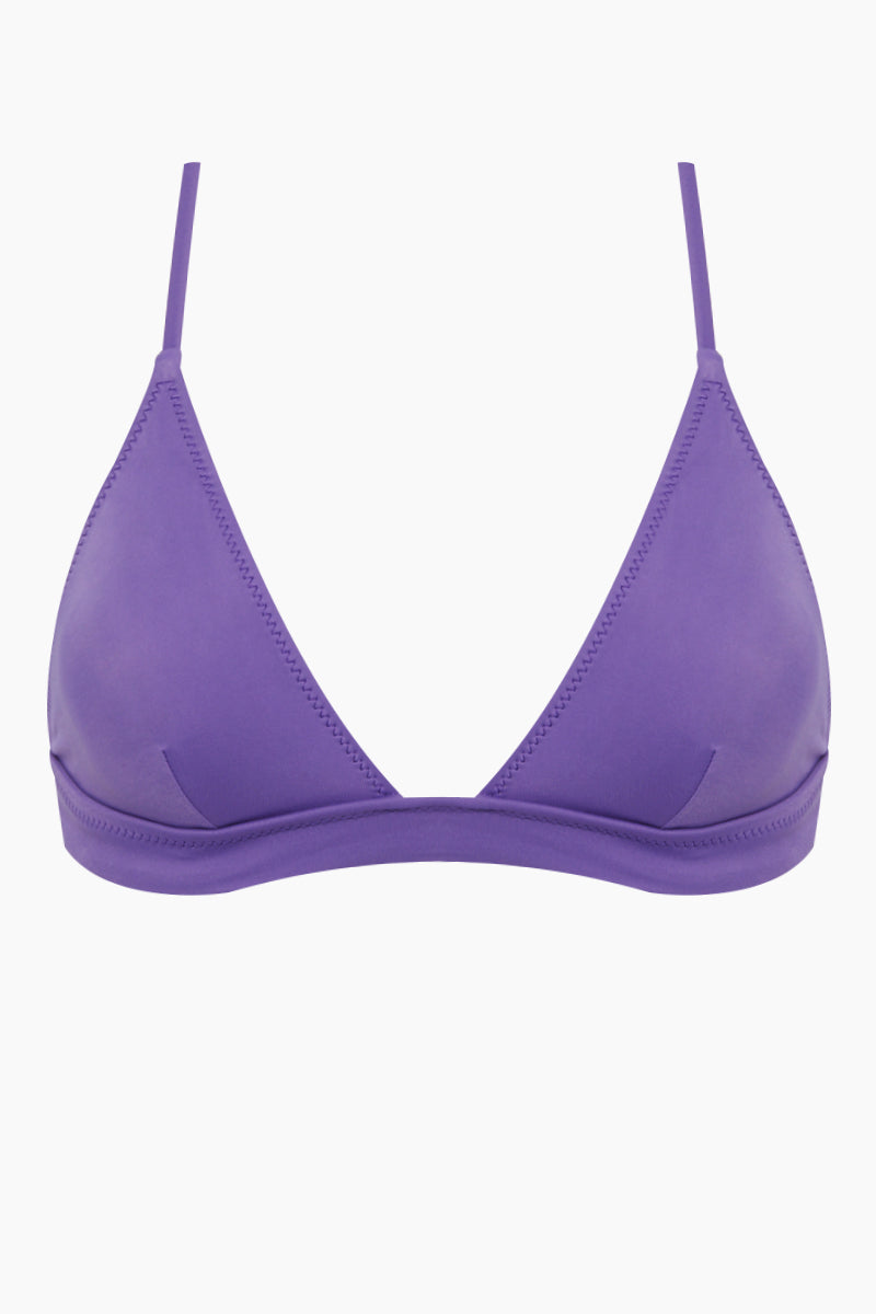 purple bathing suit top