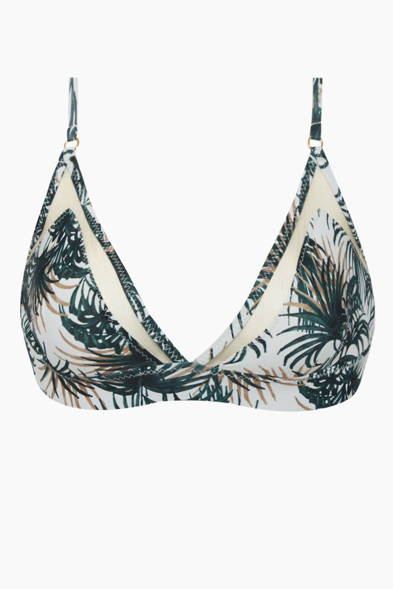 palm print bikini top