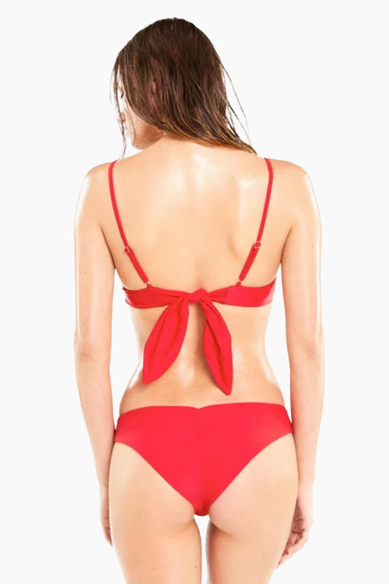 red swimsuit bottoms