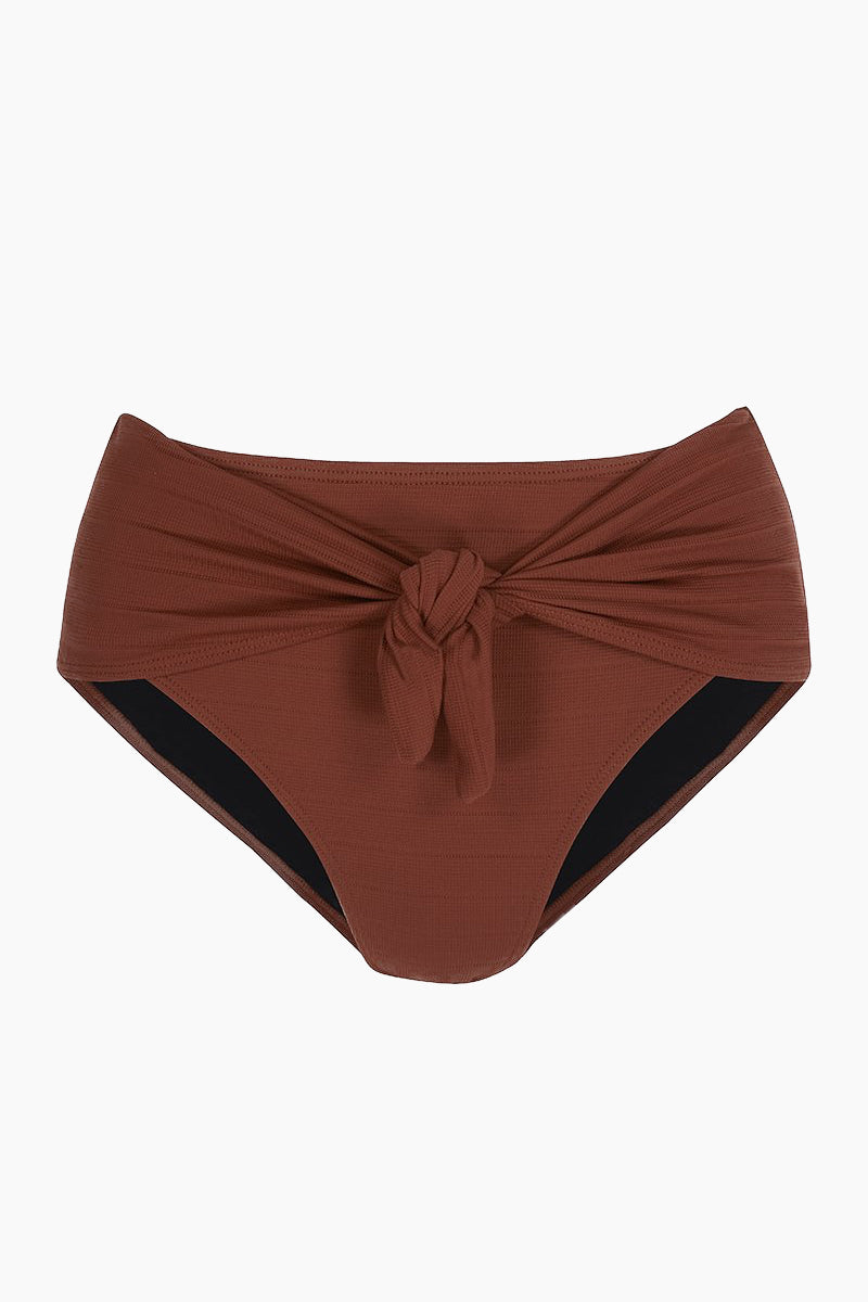 maroon high waisted bikini bottoms