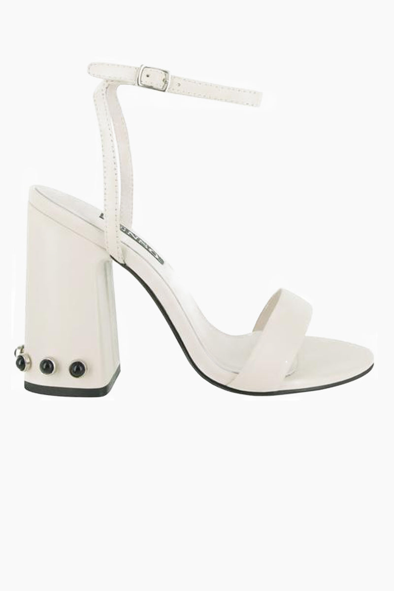 ivory heeled sandals