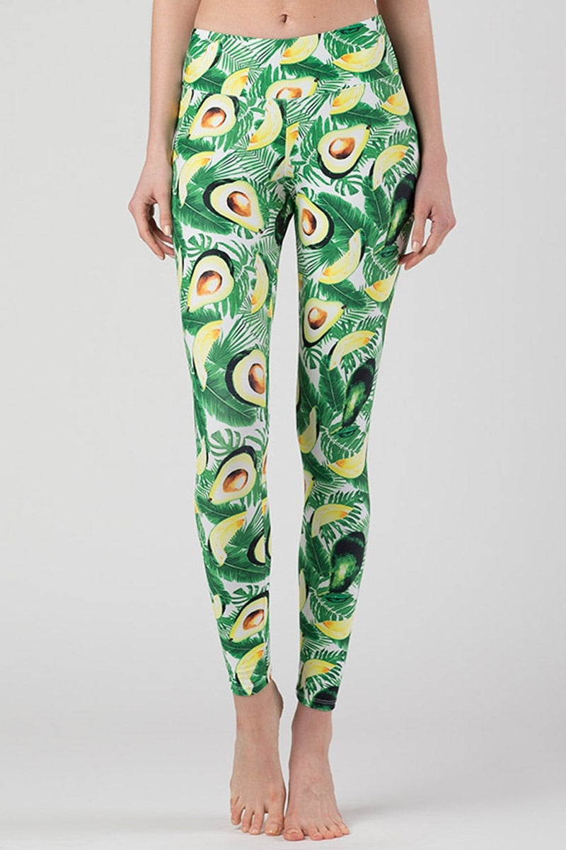 Mott50 Reese High Rise Leggings Green Avocado Print Bikini Com Mott50 Reese High Rise Leggings Green Avocado Print Bikini Com