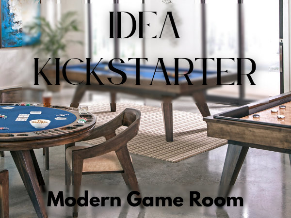 Modern Game Room - Designer Case Study