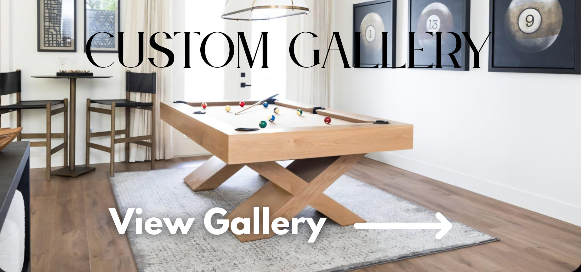 Custom Pool Tables - If You Can Draw It We Can Build It