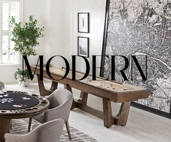 Modern shuffleboard