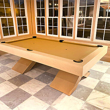 X-Leg Pool Table
