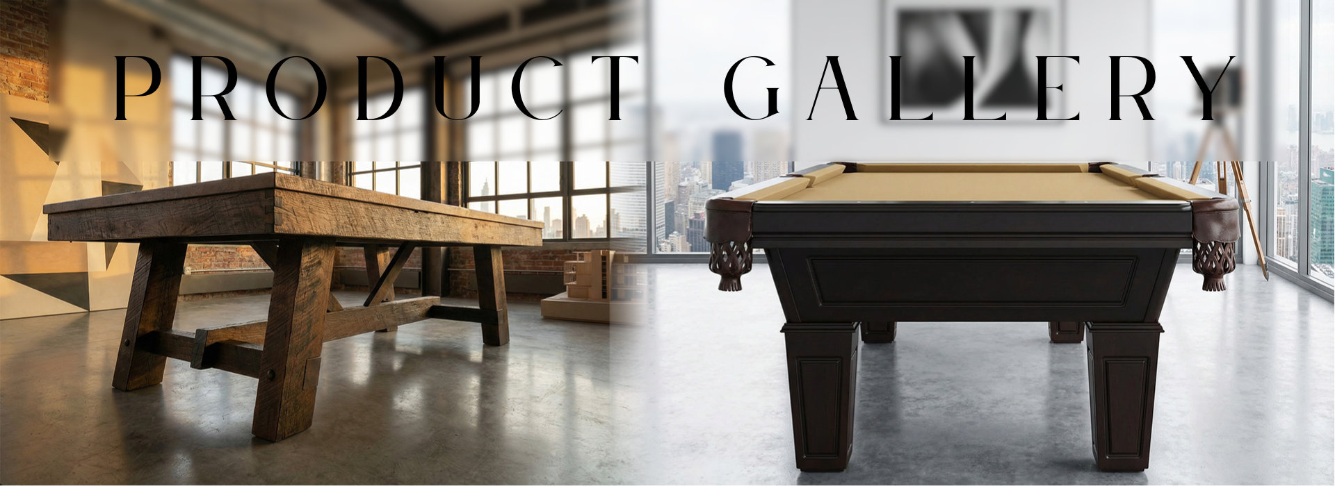 Billiard Factory Product Gallery