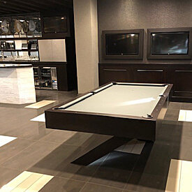 Custom X-Base Pool Table