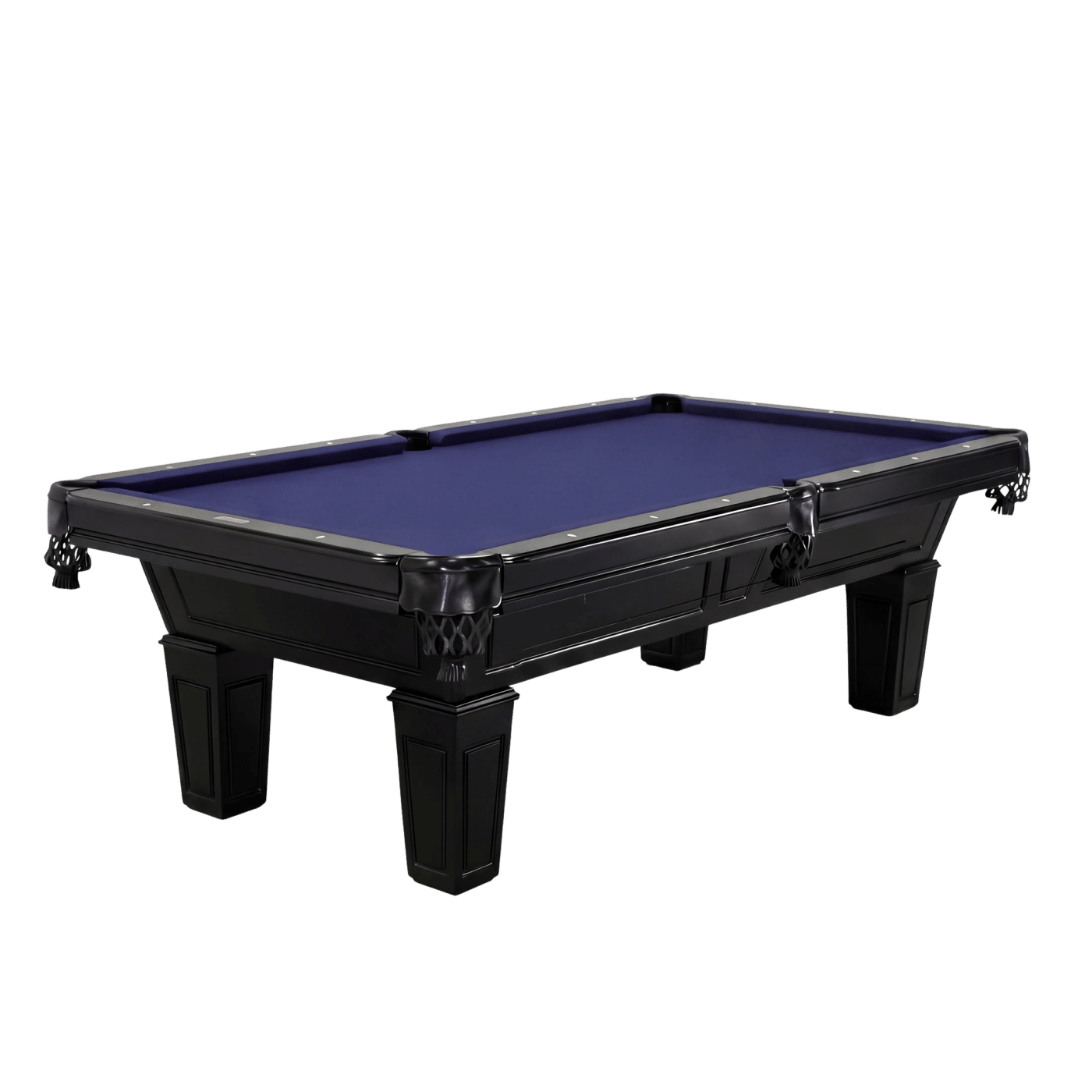 The Duke in Black with Navy cloth, Three-quarter