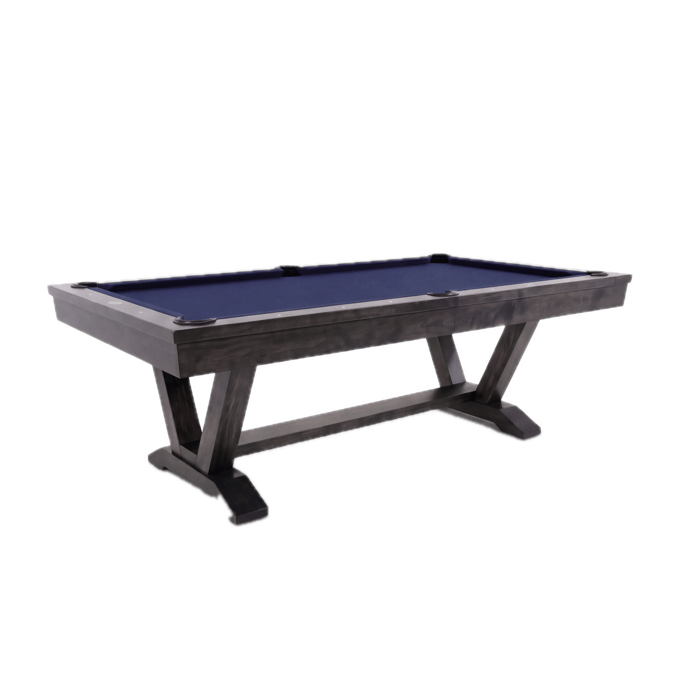 The Skylar in Graphite with Navy cloth, Three-quarter