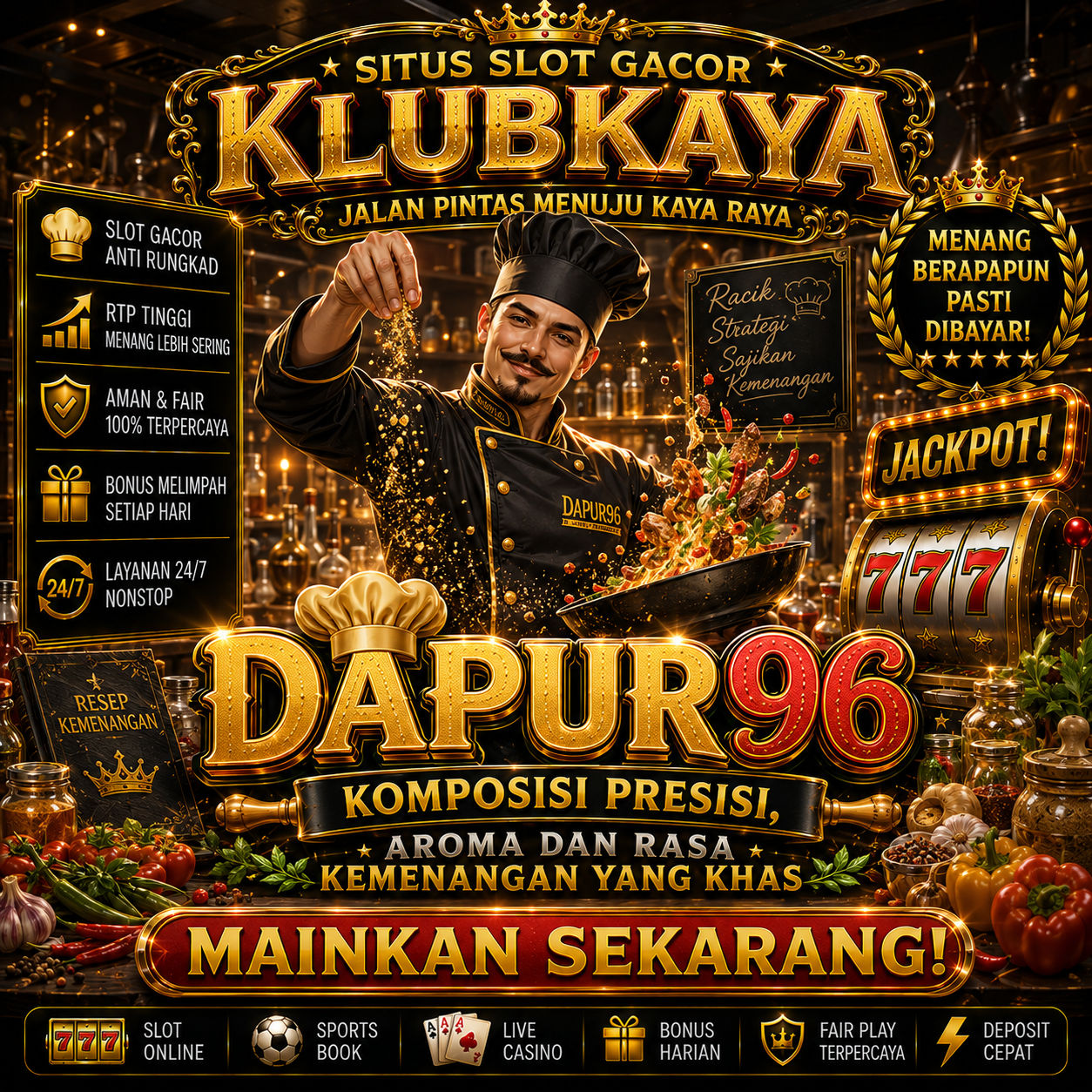 DAPUR96 ゑ Komposisi Presisi, Aroma Dan Rasa Kemenangan Yang Khas