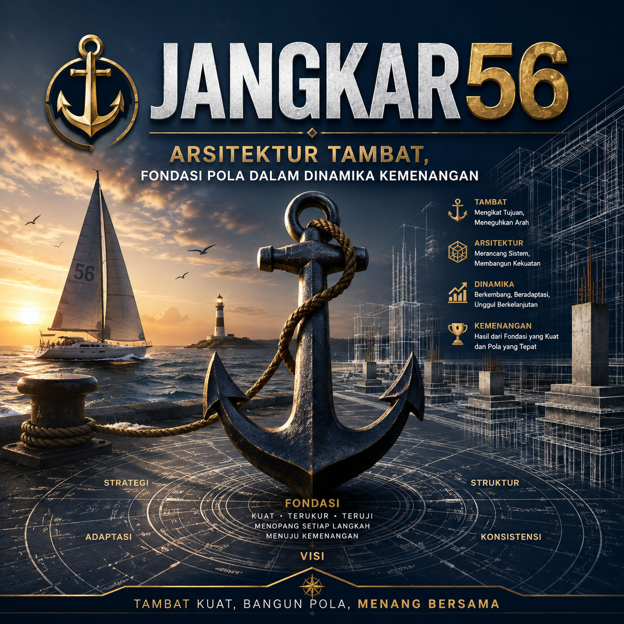 JANGKAR56 | Arsitektur Tambat, Fondasi Pola dalam Dinamika Kemenangan