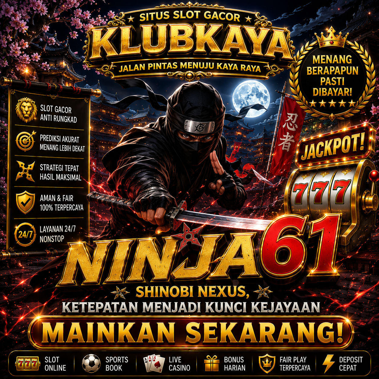 NINJA61 🗡️ Shinobi Nexus, Ketepatan Menjadi Kunci Kejayaan