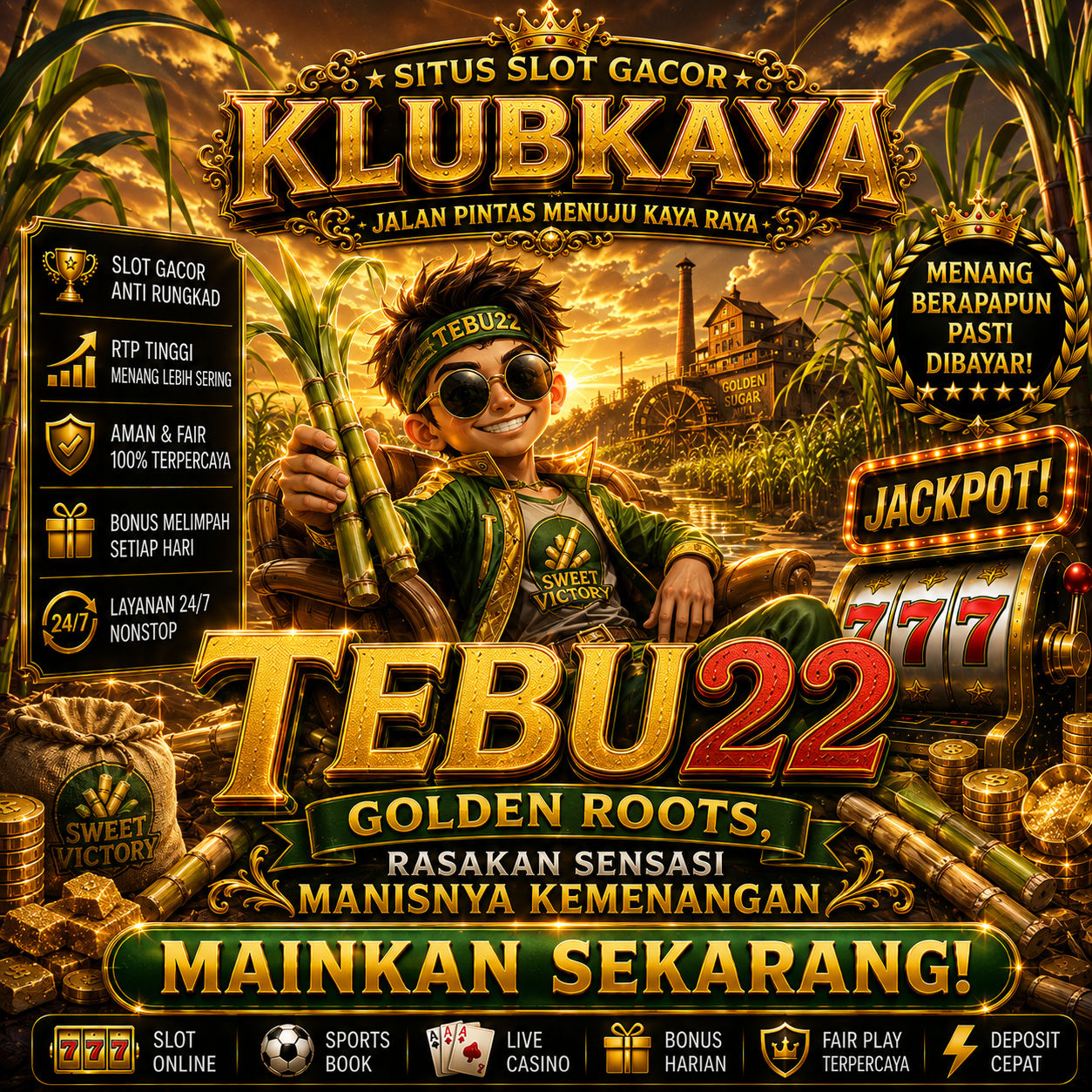 TEBU22 | Golden Roots, Rasakan Sensasi Manisnya Kemenangan