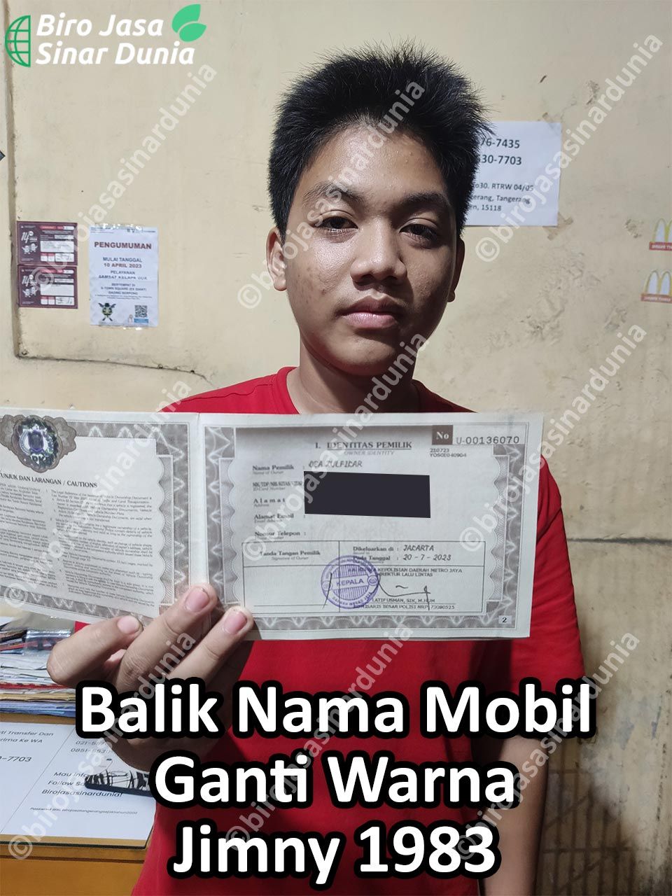 Client Biro Jasa Sinar Dunia