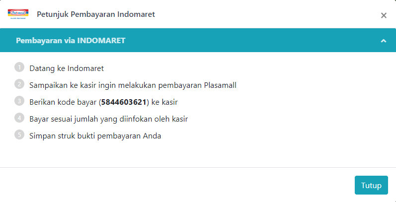 Cara Pembayaran Melalui Indomaret