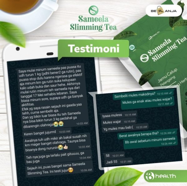 Testimoni Sameela Sliming Tea