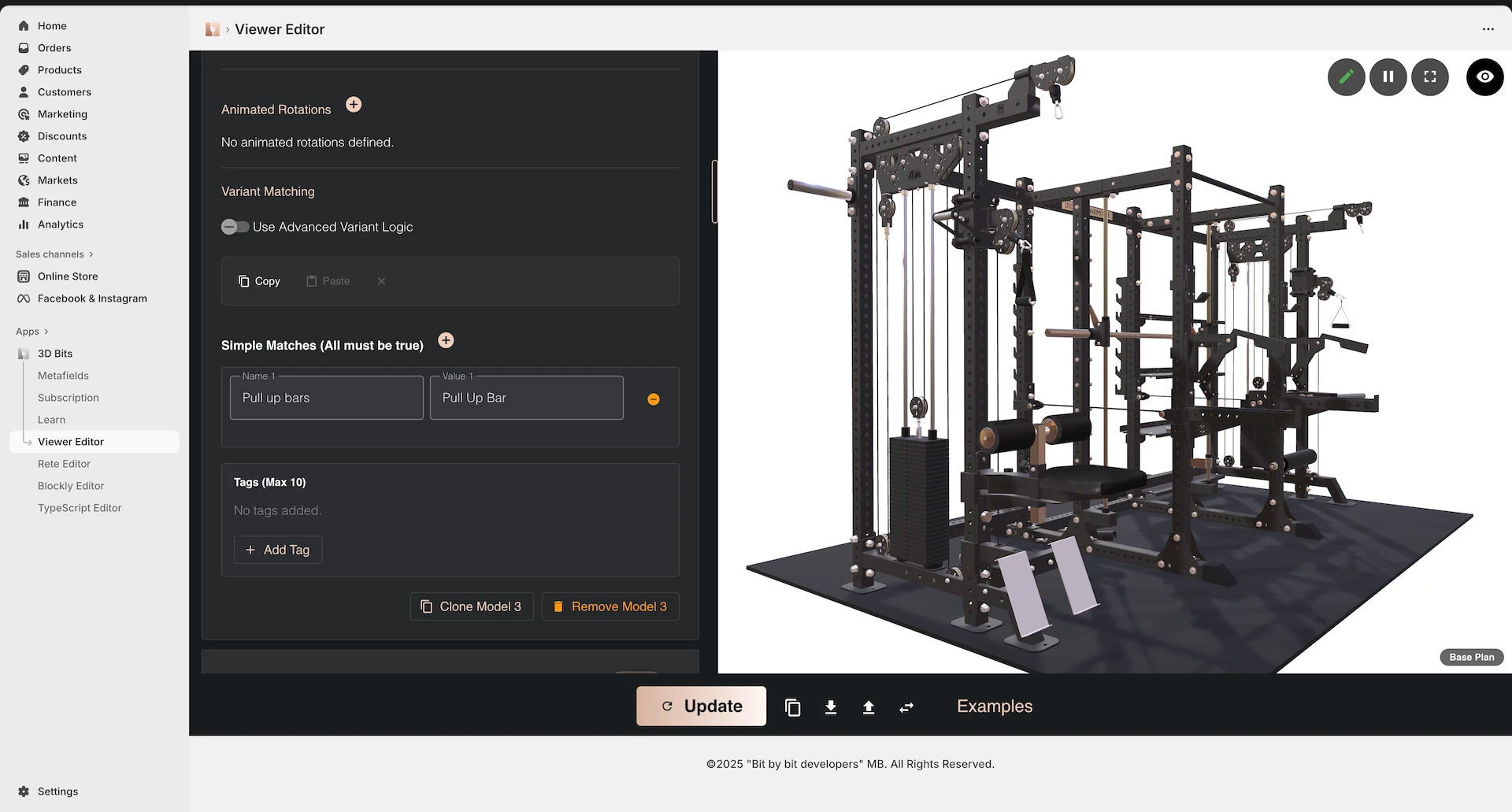 No-Code Viewer Editor For 3D Product Configurators