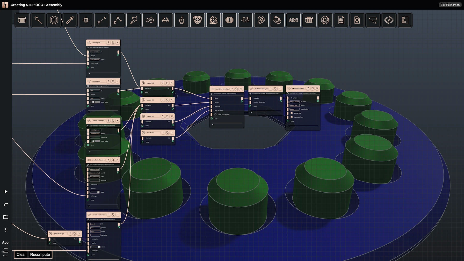 Create STEP Assemblies in Rete