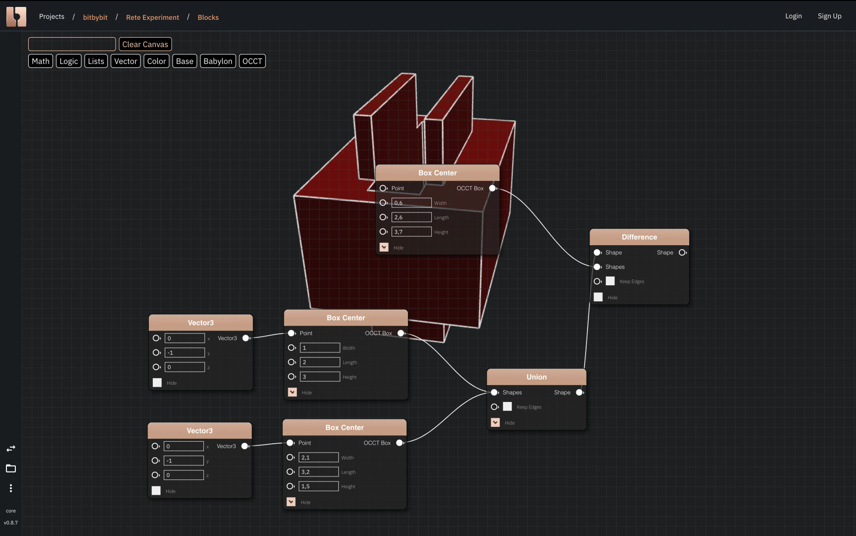 Image showing Bit By Bit Developers Rete editor screen