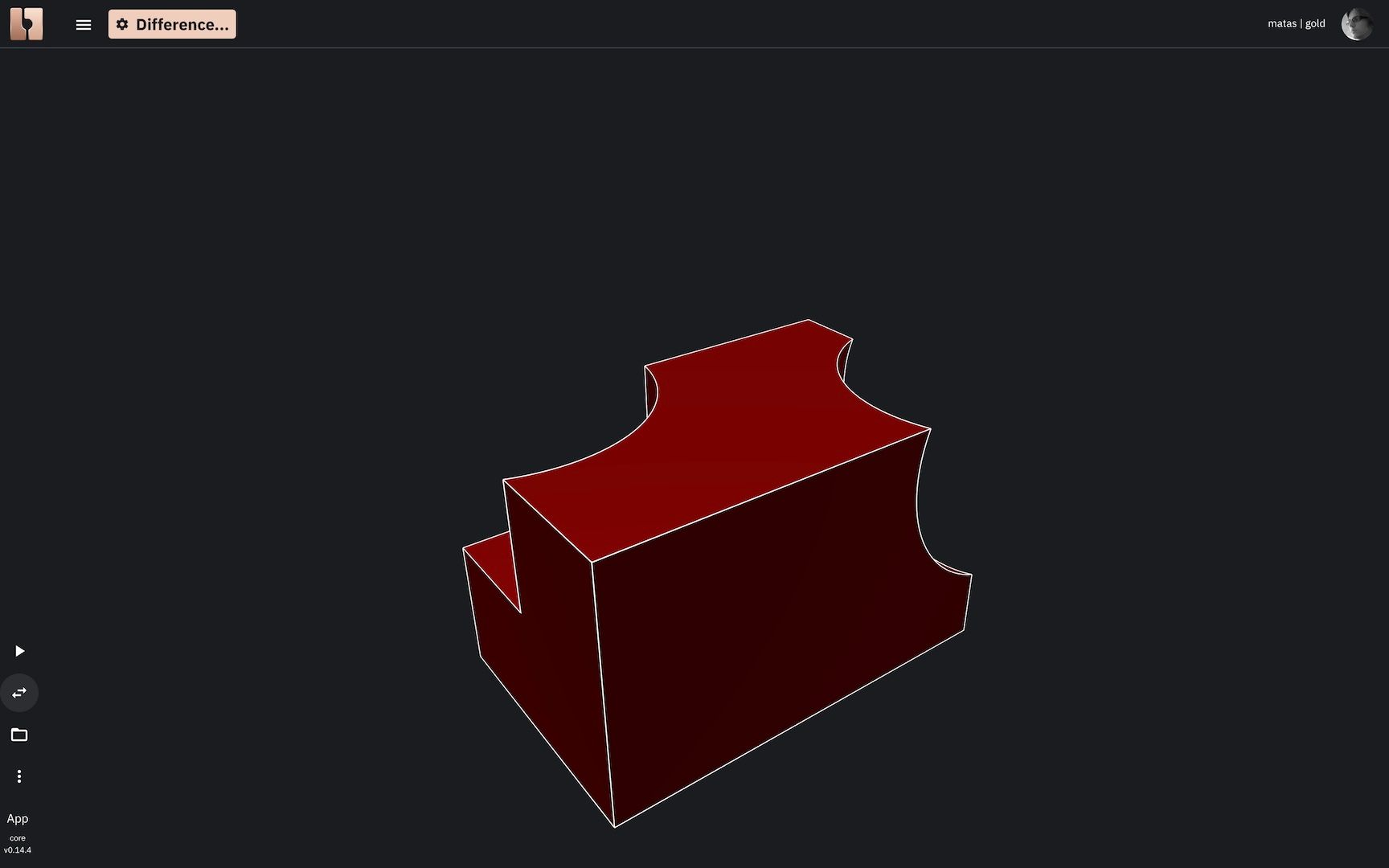 Image showing how shapes look like when difference is applied on the box and cylinder with sphere are subtracted