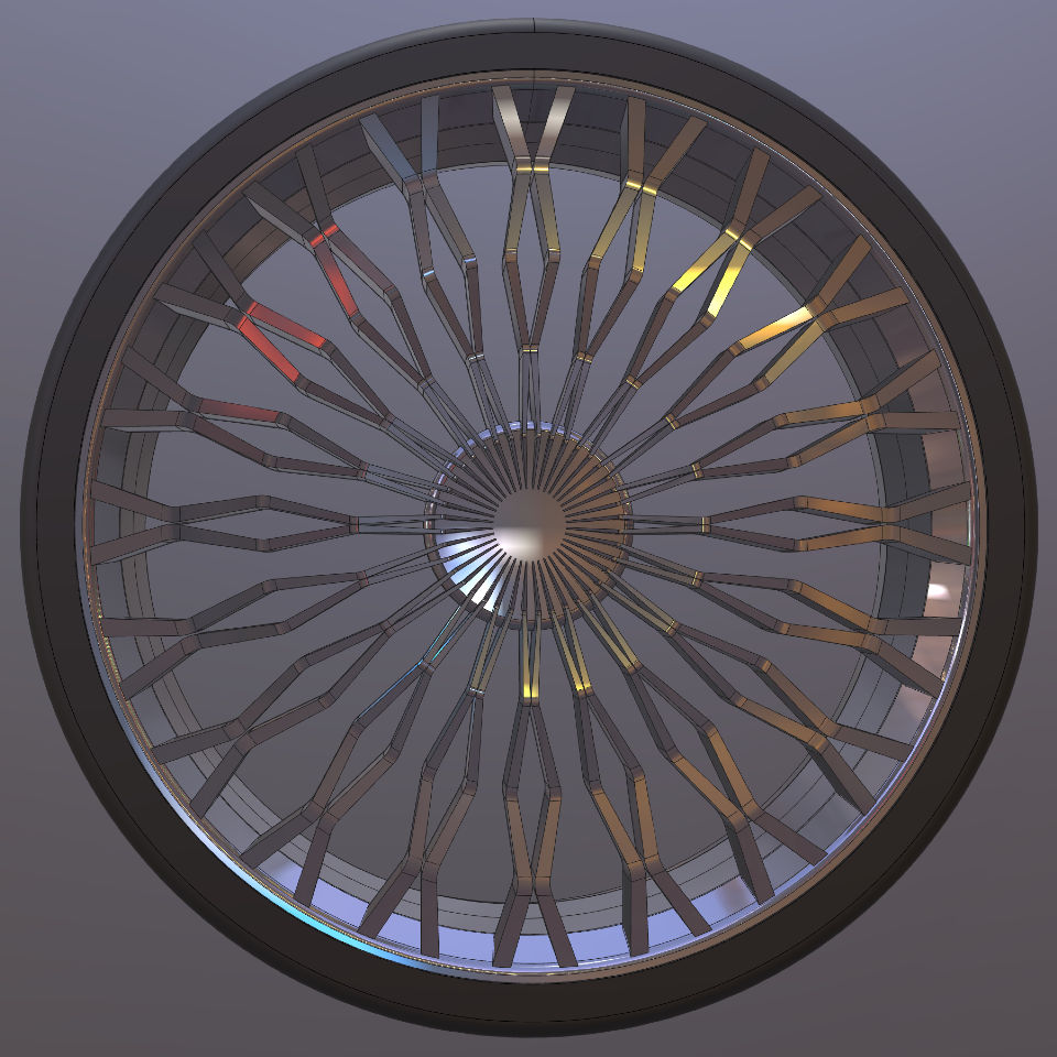 3D Alloy Wheel CAD Concept picture